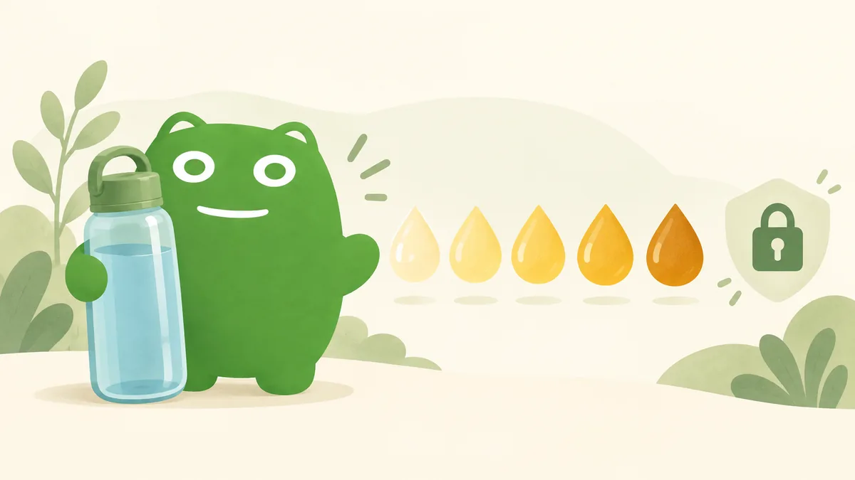 Hydration and Urine Color Tracker: What to Log